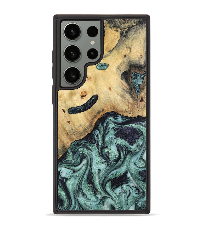 Galaxy S23 Ultra Wood Phone Case - Ward (Green, 784607)