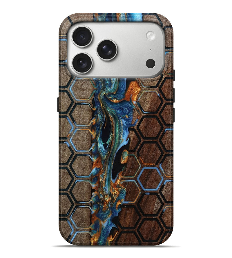 iPhone 17 Pro Max Wood Live Edge Phone Case - Nori (Pattern, 784637)