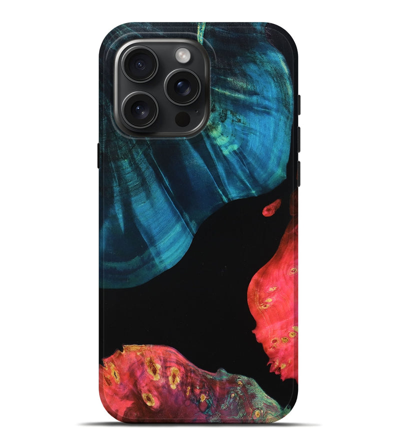 iPhone 16 Pro Max Wood Live Edge Phone Case - Brylee (Wood Burl, 784639)