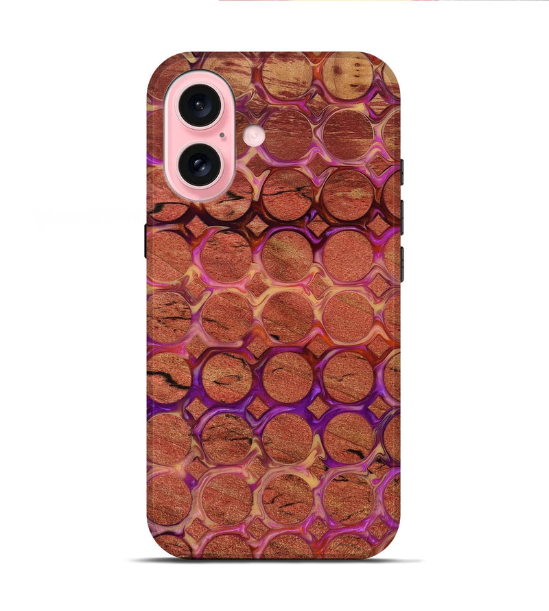 iPhone 16 Wood Live Edge Phone Case - Waylen (Pattern, 784658)