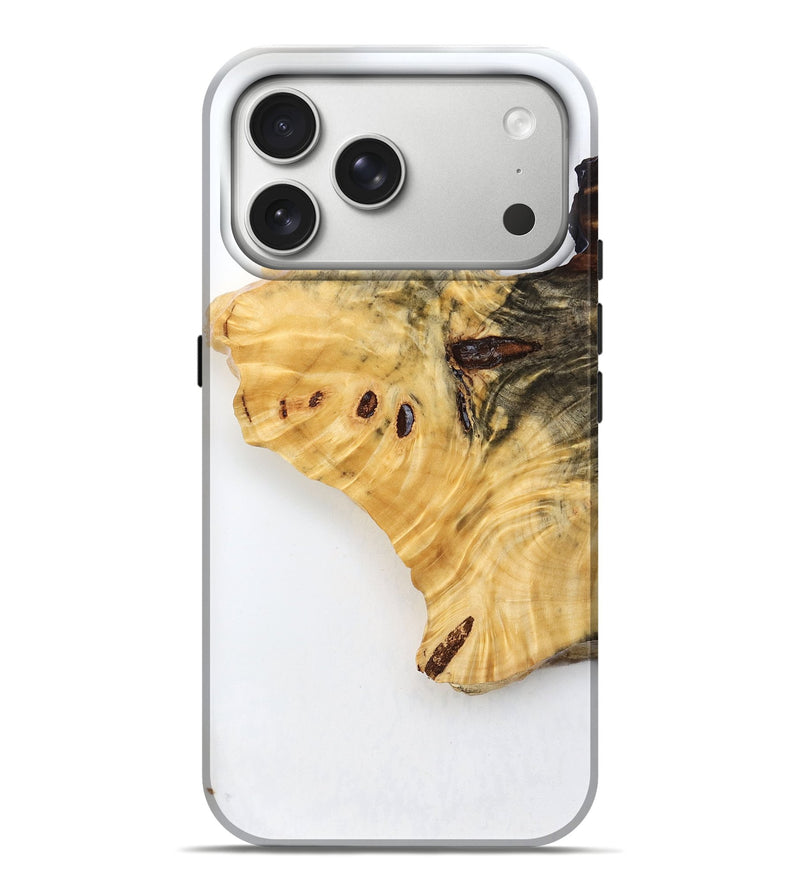 iPhone 17 Pro Max Wood Live Edge Phone Case - Jo (Clear, 784812)