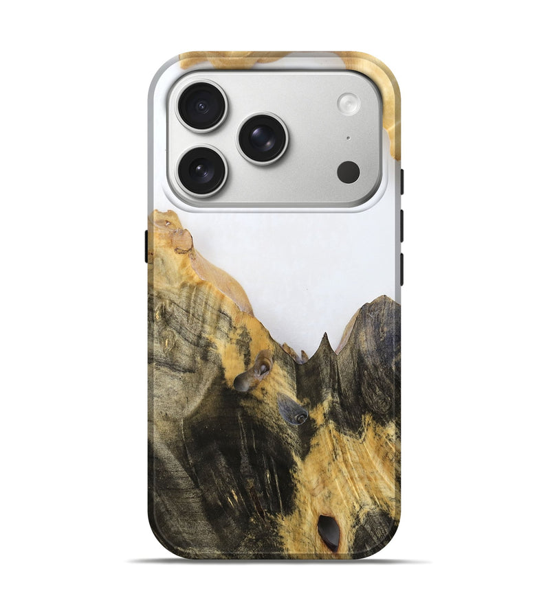 iPhone 17 Pro Wood Live Edge Phone Case - Matheo (Clear, 784814)
