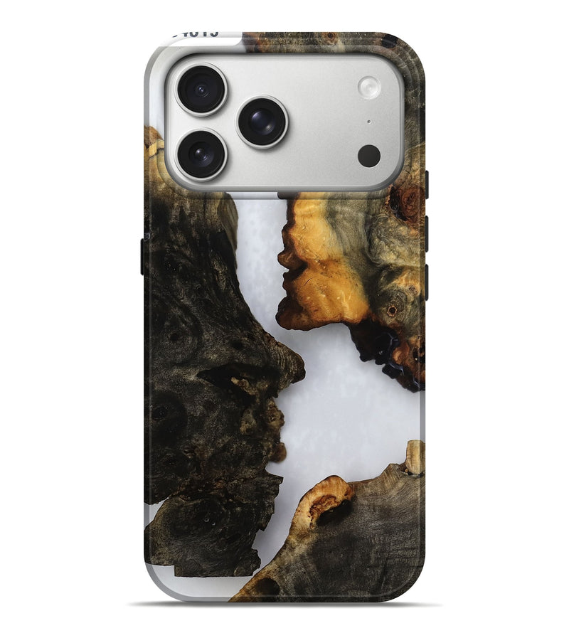 iPhone 17 Pro Max Wood Live Edge Phone Case - Grayson (Clear, 784819)