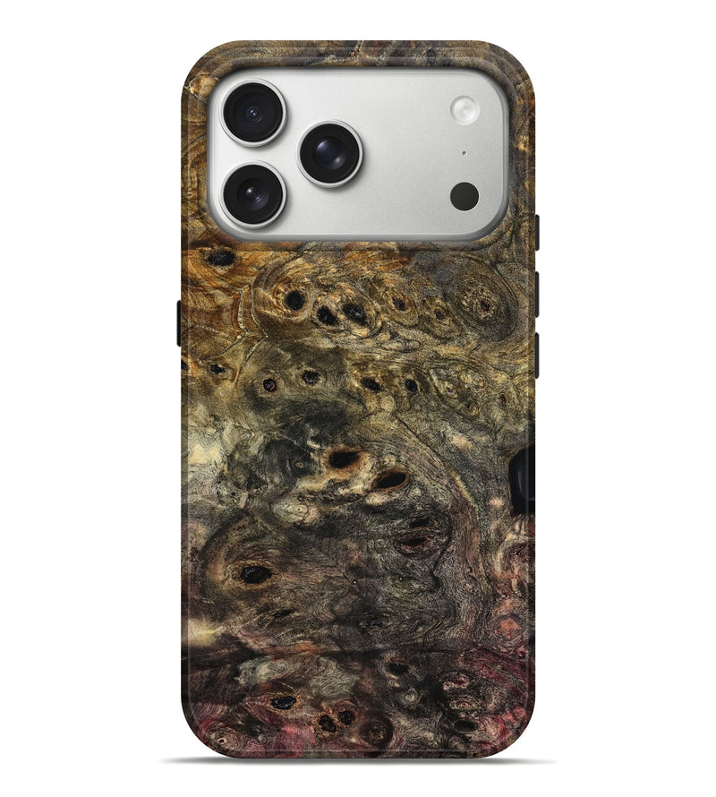 iPhone 17 Pro Max Wood Live Edge Phone Case - Ryan (Wood Burl, 784821)