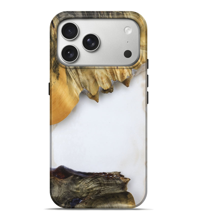 iPhone 17 Pro Max Wood Live Edge Phone Case - Sol (Clear, 784829)