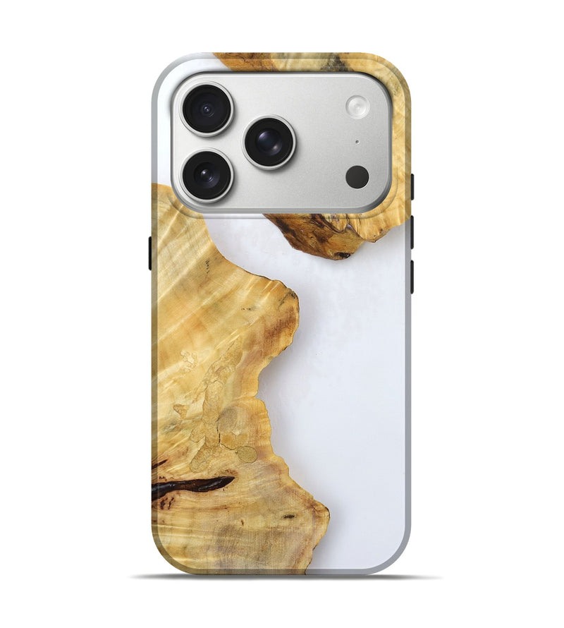 iPhone 17 Pro Wood Live Edge Phone Case - Jan (Clear, 784830)