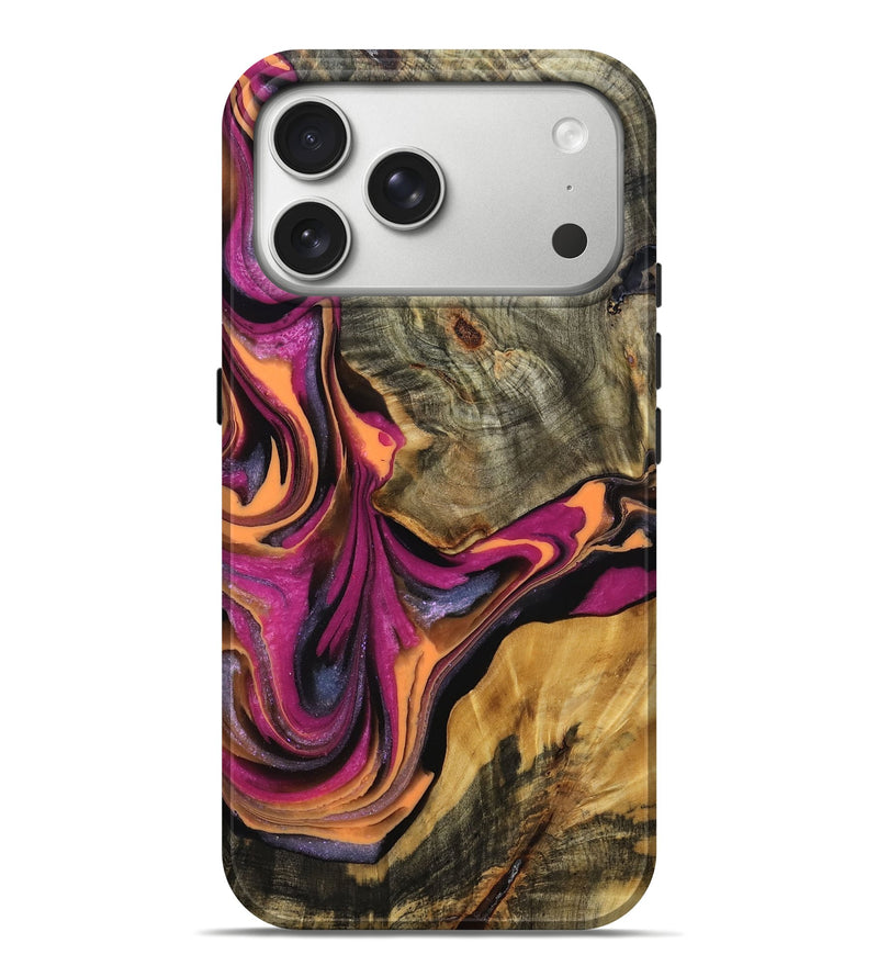 iPhone 17 Pro Max Wood Live Edge Phone Case - Tasia (VIVID, 784833)
