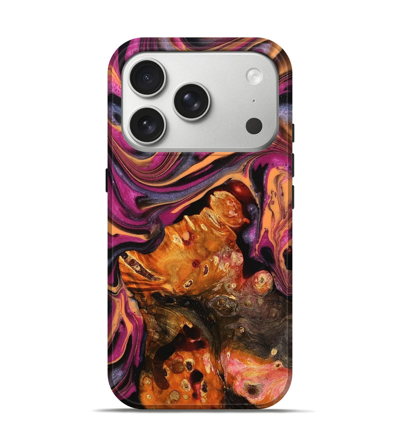 iPhone 17 Pro Wood Live Edge Phone Case - Gaye (VIVID, 784835)