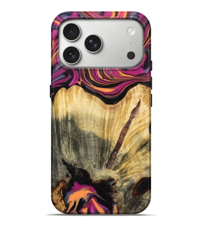 iPhone 17 Pro Max Wood Live Edge Phone Case - Mose (VIVID, 784836)
