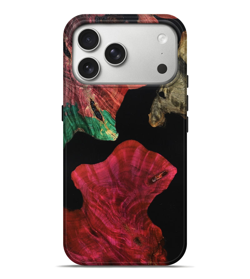 iPhone 17 Pro Max Wood Live Edge Phone Case - Amarion (Wood Burl, 784841)
