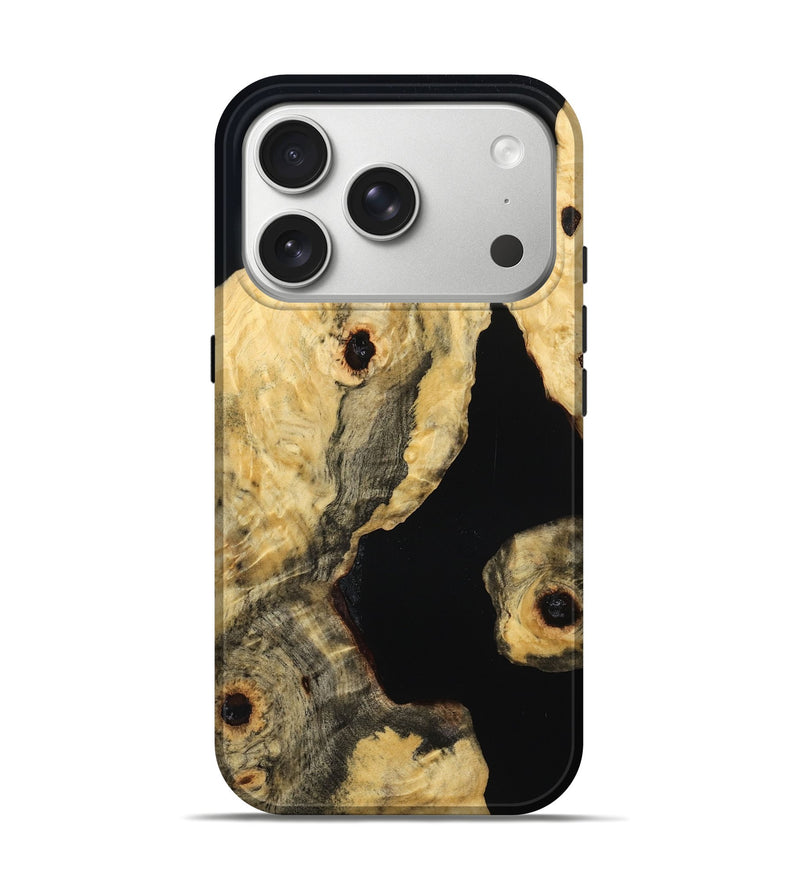 iPhone 17 Pro Wood Live Edge Phone Case - Yaakov (Wood Burl, 784842)