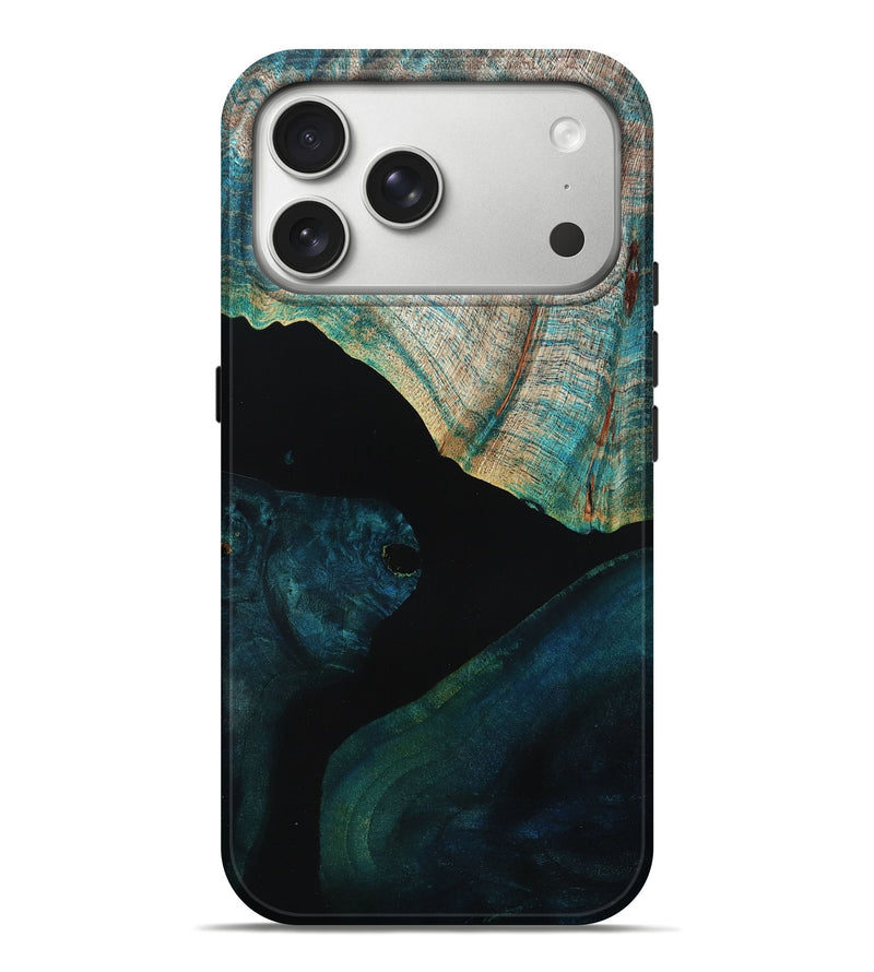 iPhone 17 Pro Max Wood Live Edge Phone Case - Shon (Wood Burl, 784848)