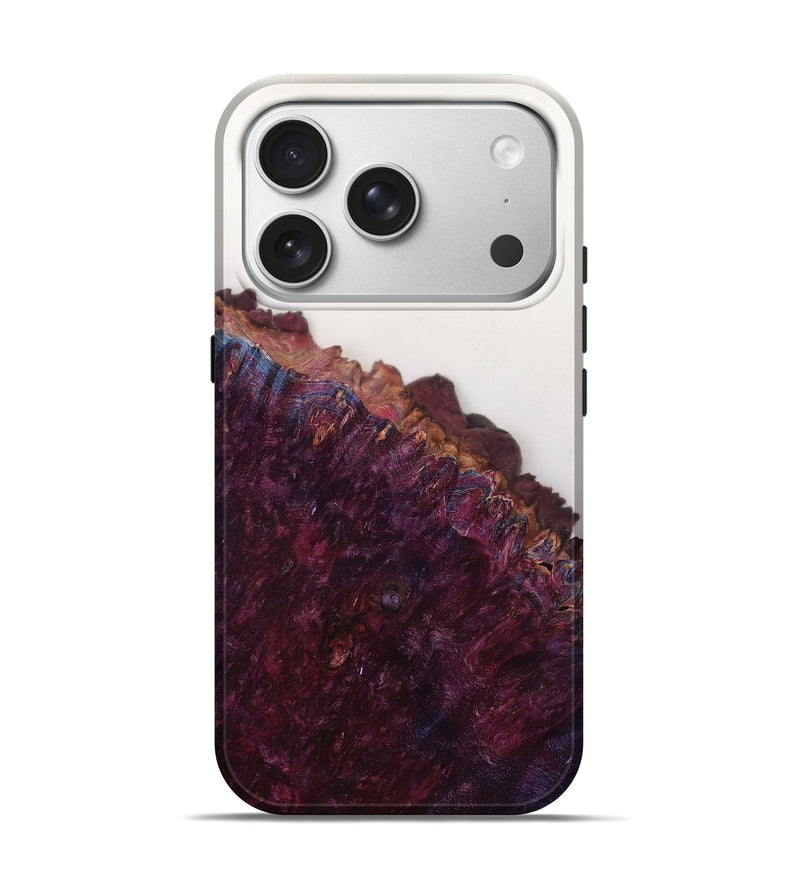 iPhone 17 Pro Wood Live Edge Phone Case - Emeline (Clear, 784850)