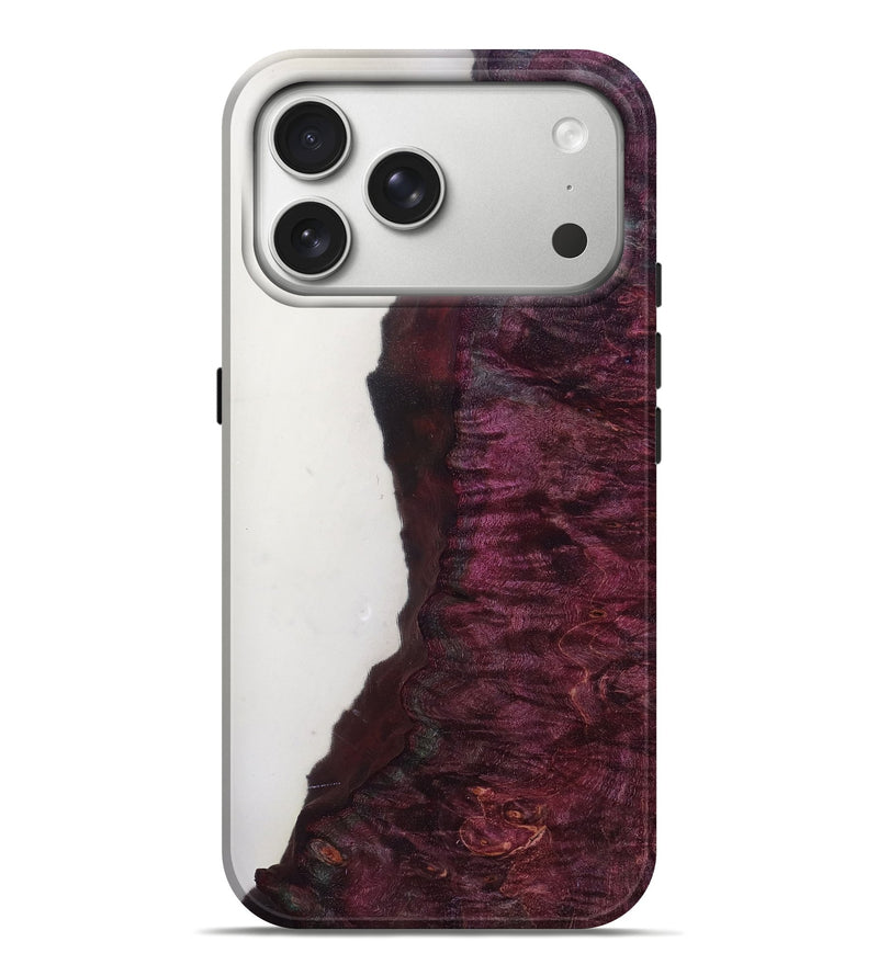 iPhone 17 Pro Max Wood Live Edge Phone Case - Lem (Clear, 784852)