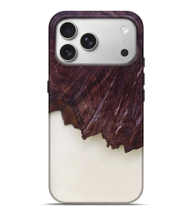 iPhone 17 Pro Max Wood Live Edge Phone Case - Brynn (Clear, 784853)