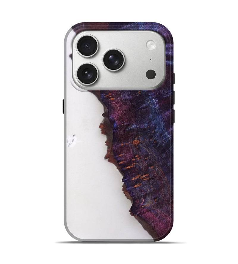 iPhone 17 Pro Wood Live Edge Phone Case - Neil (Clear, 784854)