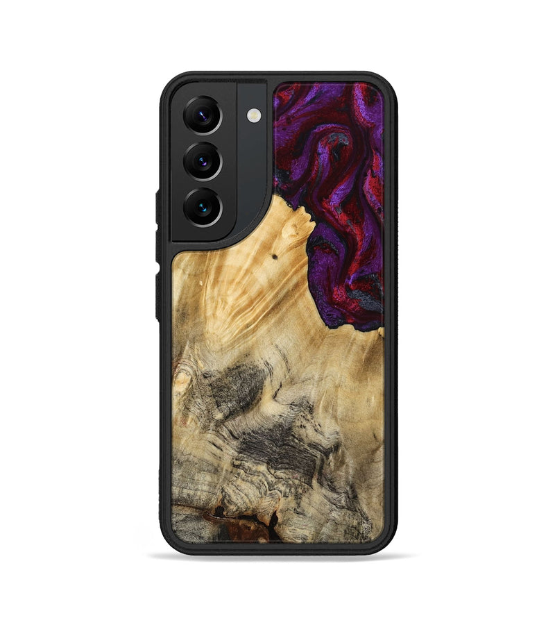 Galaxy S22 Wood Phone Case - Vickie (Red, 784878)