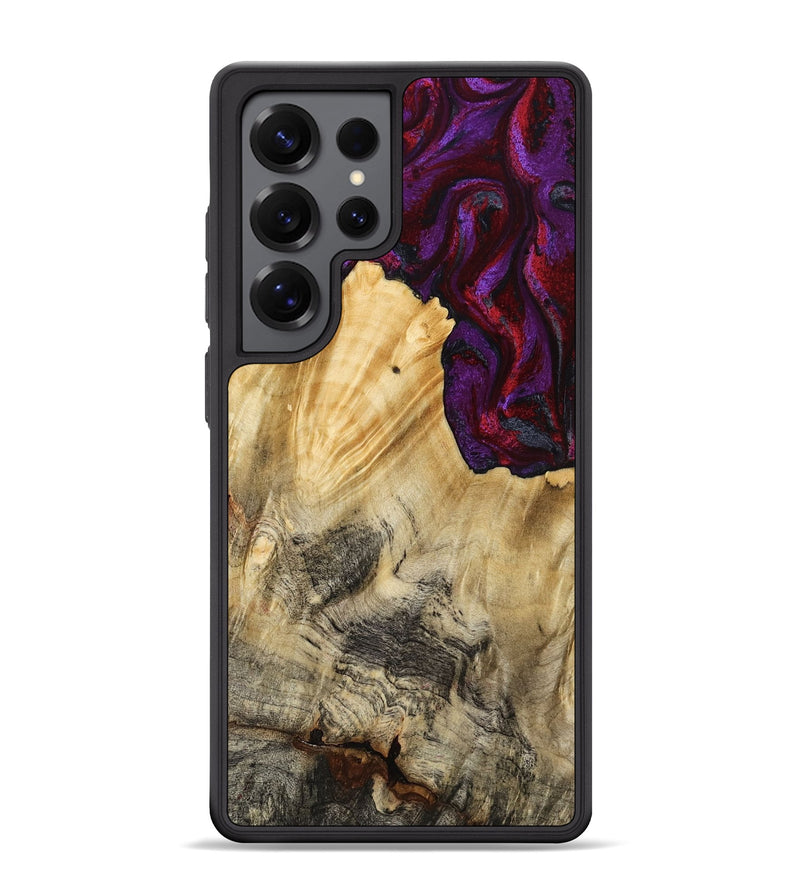 Galaxy S25 Ultra Wood Phone Case - Vickie (Red, 784878)