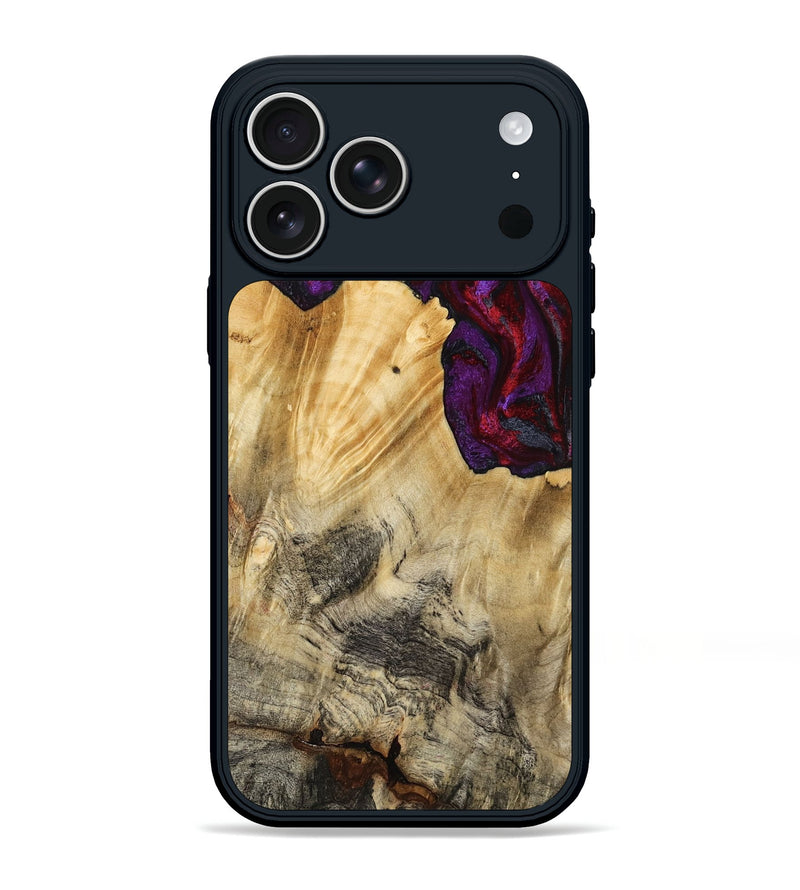 iPhone 17 Pro Max Wood Phone Case - Vickie (Red, 784878)