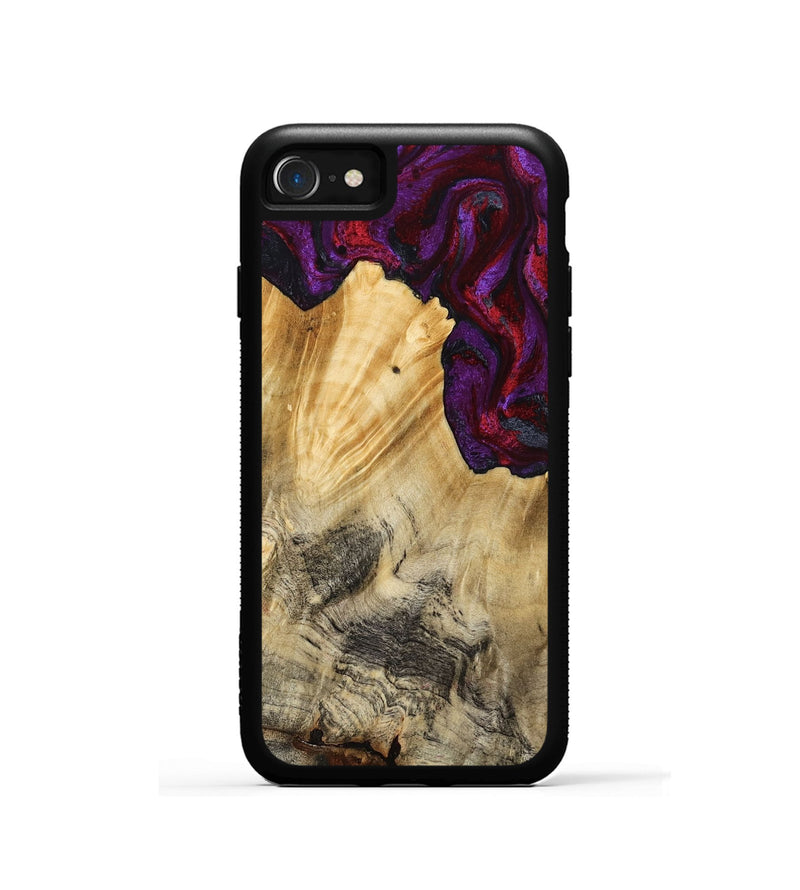 iPhone SE Wood Phone Case - Vickie (Red, 784878)
