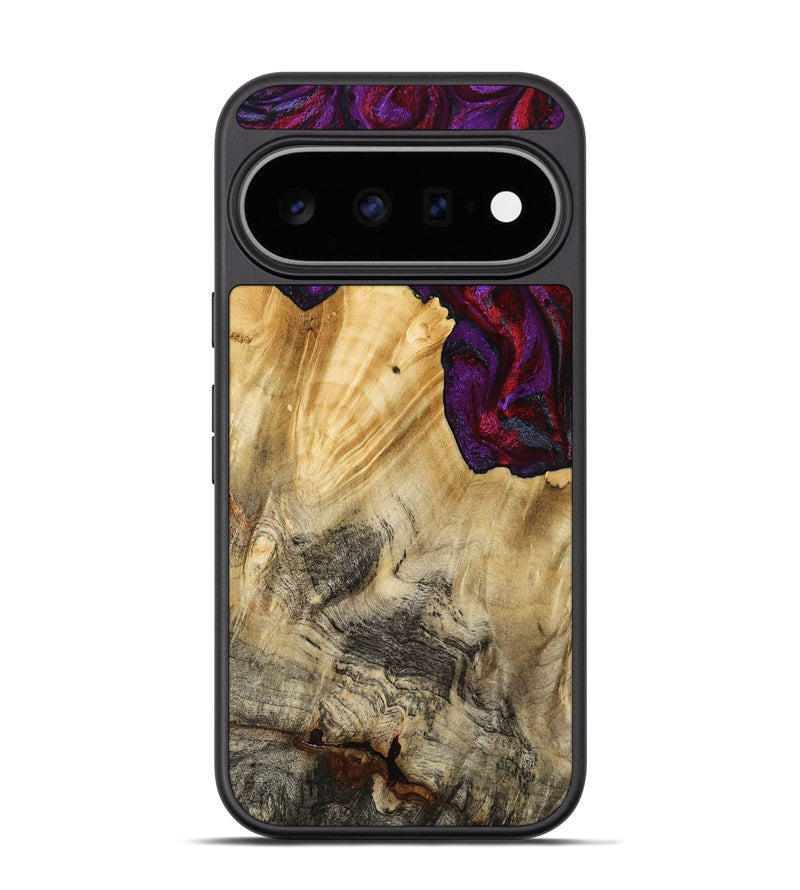 Pixel 11 Pro Wood Phone Case - Vickie (Red, 784878)