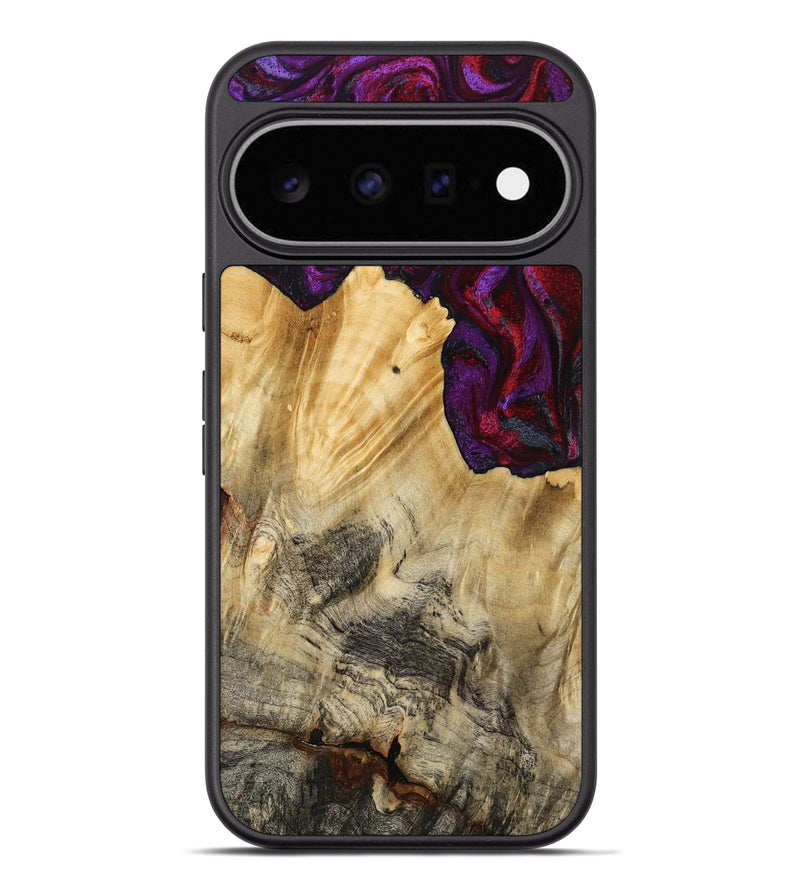 Pixel 11 Pro XL Wood Phone Case - Vickie (Red, 784878)