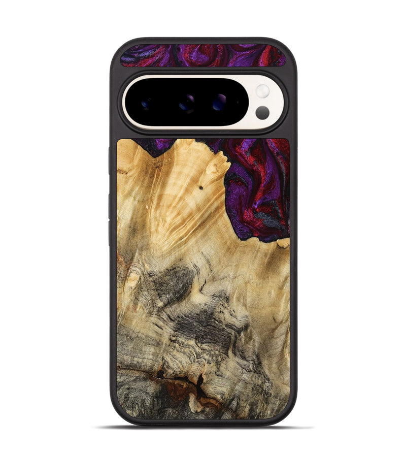 Pixel 9 Wood Phone Case - Vickie (Red, 784878)