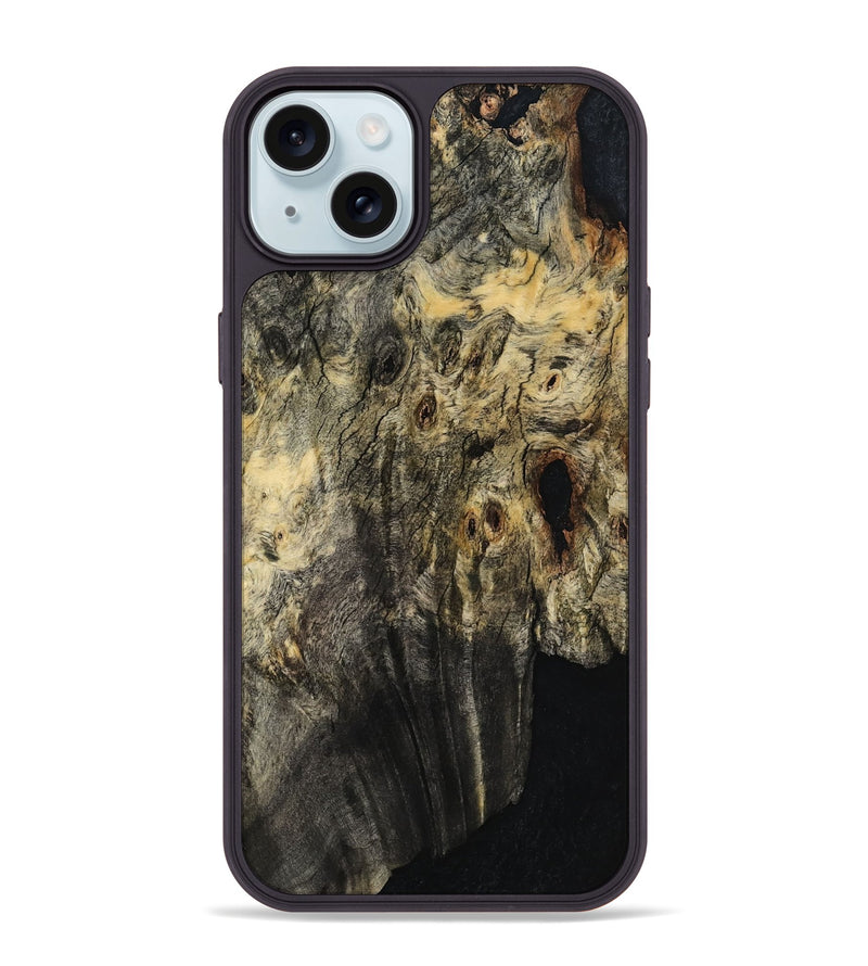 iPhone 15 Plus Wood Phone Case - Carissa (Wood Burl, 784971)