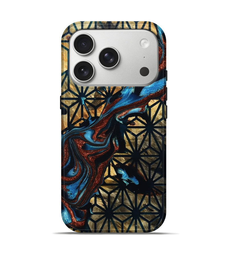 iPhone 17 Pro Wood Live Edge Phone Case - Matie (Pattern, 785070)