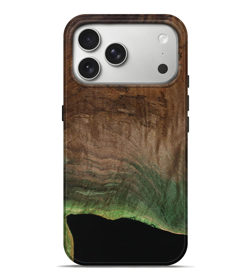 iPhone 17 Pro Max Wood Live Edge Phone Case - Shavon (Wood Burl, 785076)