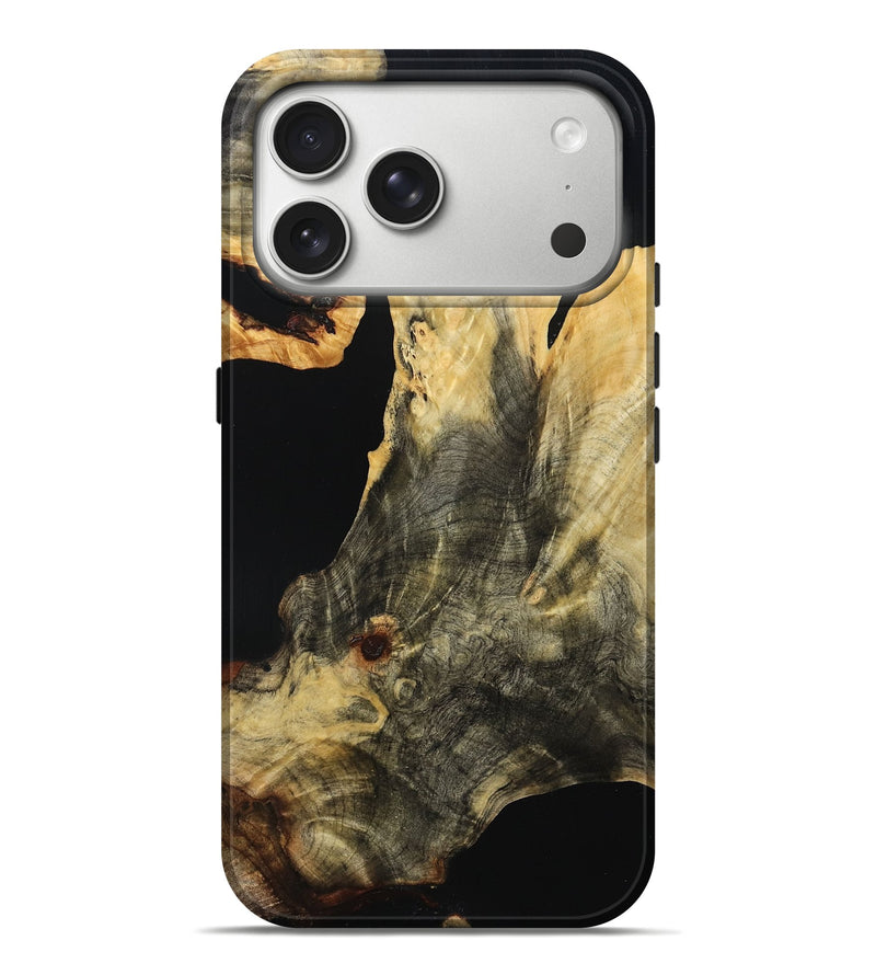 iPhone 17 Pro Max Wood Live Edge Phone Case - Giselle (Wood Burl, 785079)
