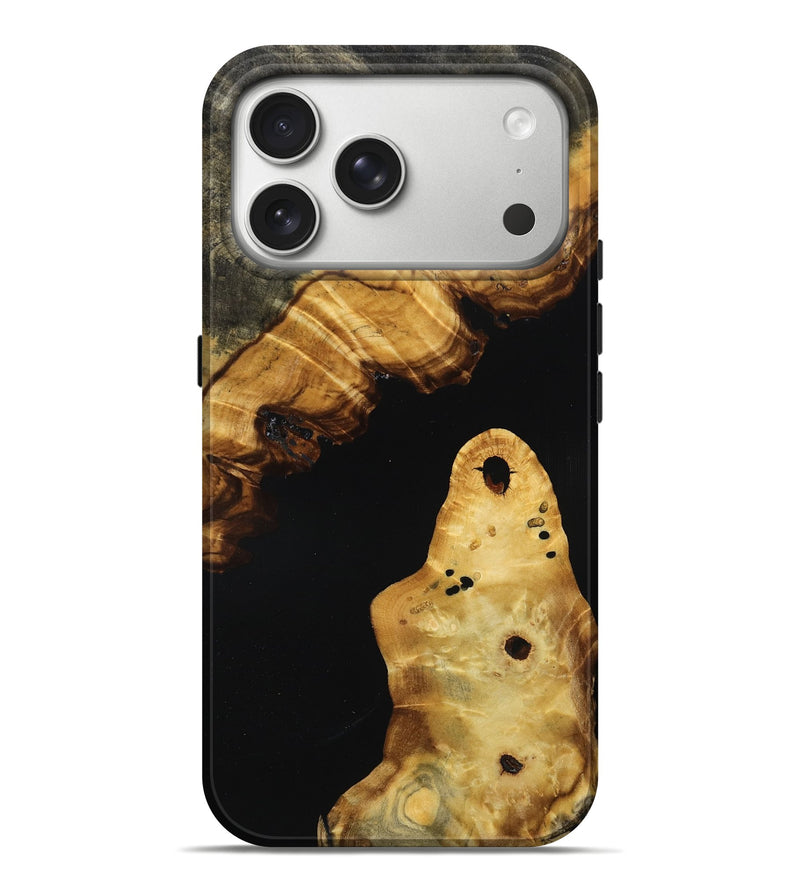 iPhone 17 Pro Max Wood Live Edge Phone Case - Kaylie (Wood Burl, 785097)