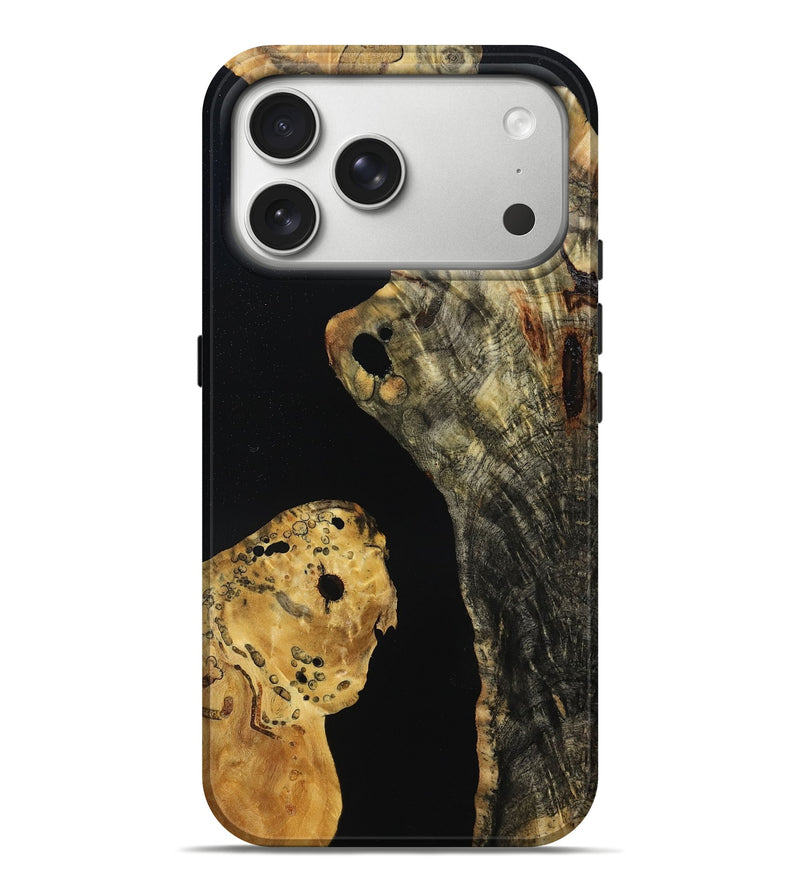 iPhone 17 Pro Max Wood Live Edge Phone Case - Ruthann (Wood Burl, 785098)