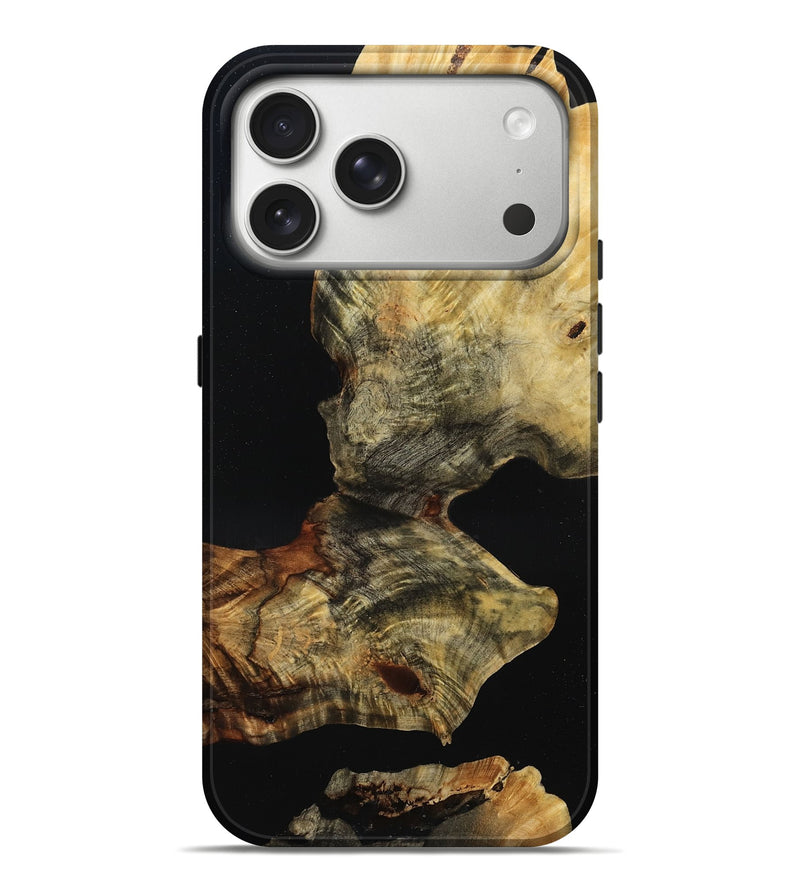 iPhone 17 Pro Max Wood Live Edge Phone Case - Cheryle (Wood Burl, 785101)