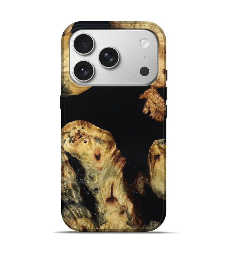 iPhone 17 Pro Wood Live Edge Phone Case - Jessi (Wood Burl, 785103)