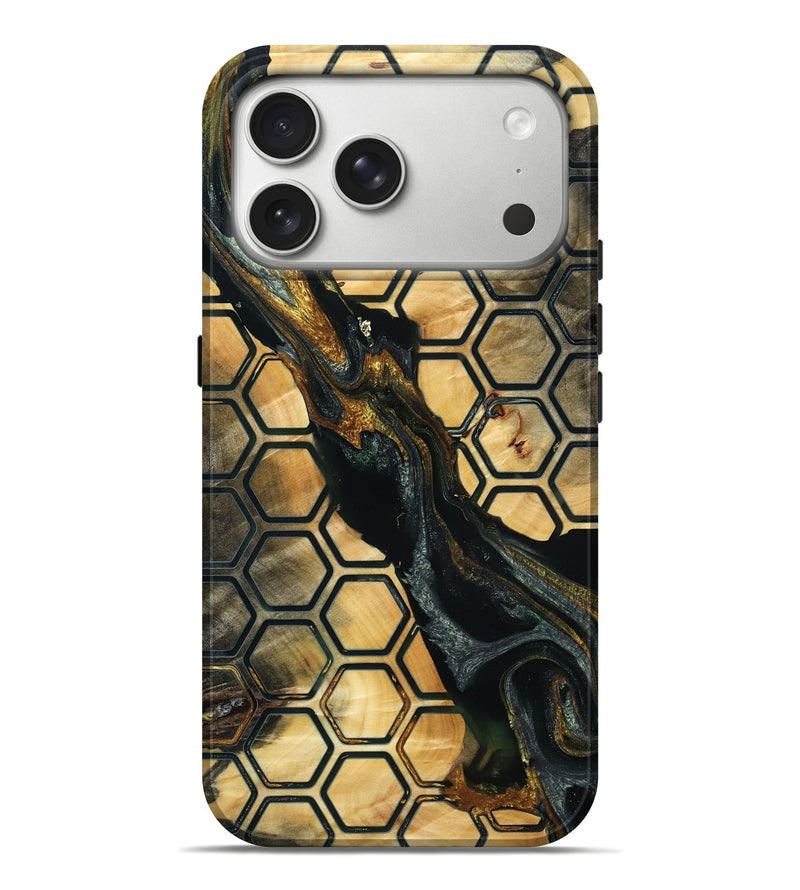 iPhone 17 Pro Max Wood Live Edge Phone Case - Tea (Pattern, 785106)