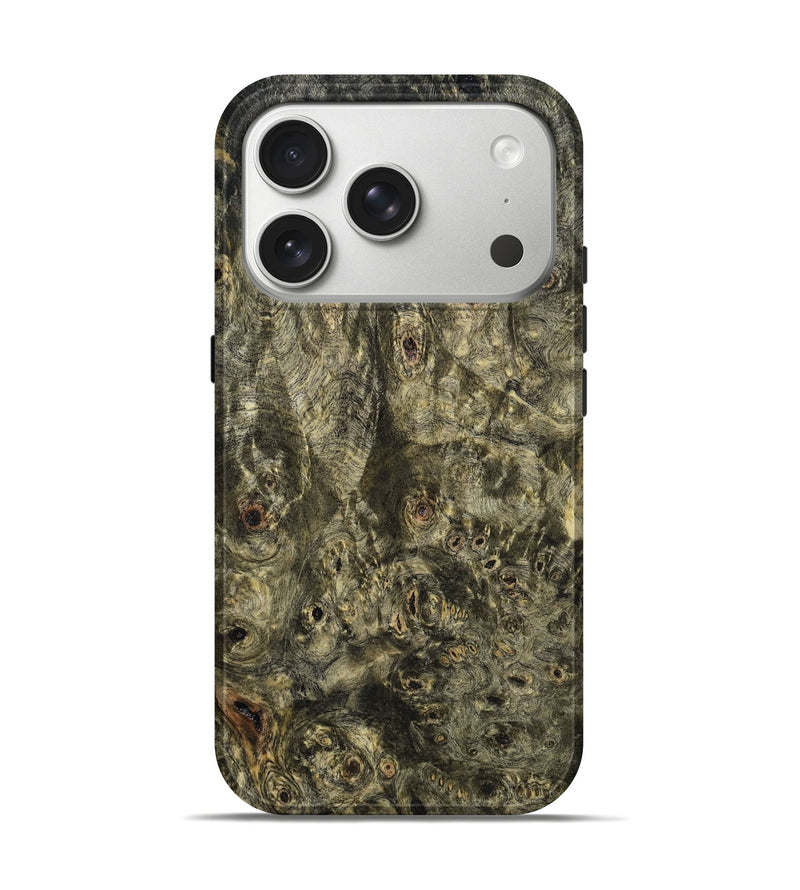 iPhone 17 Pro Wood Live Edge Phone Case - Leander (Wood Burl, 785113)