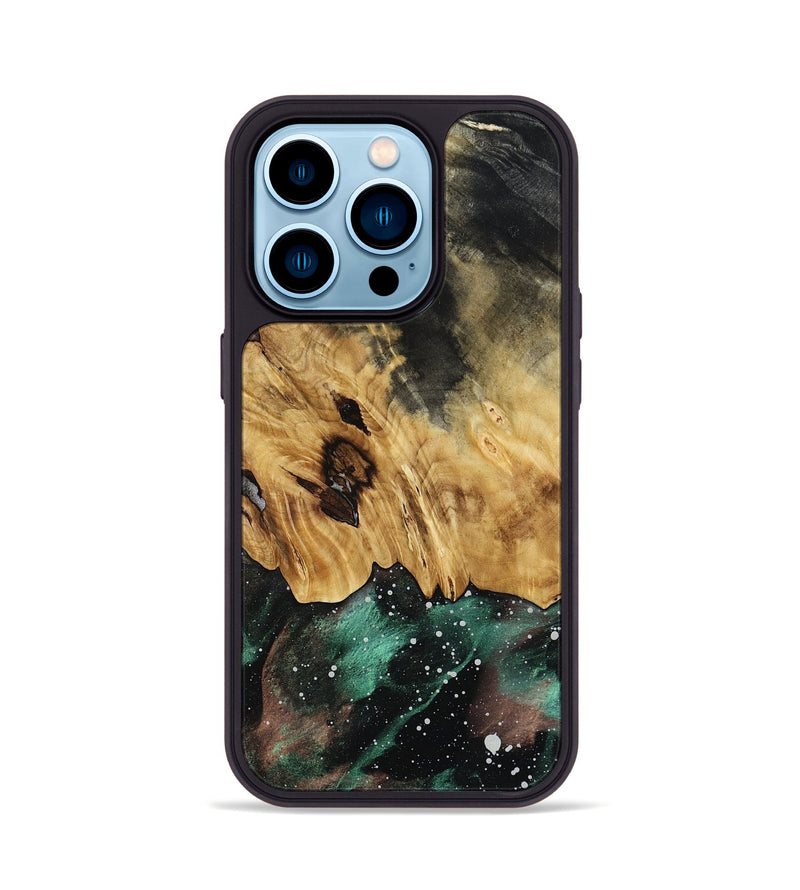 iPhone 14 Pro Wood Phone Case - Ella (Cosmos, 785225)