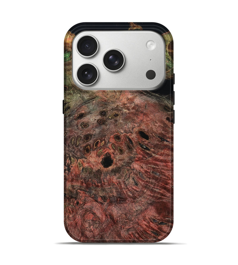 iPhone 17 Pro Wood Live Edge Phone Case - Tod (Wood Burl, 785244)