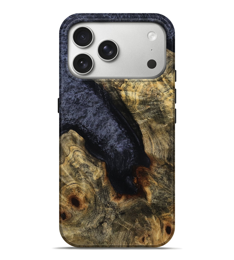 iPhone 17 Pro Max Wood Live Edge Phone Case - Inez (Wood Burl, 785247)
