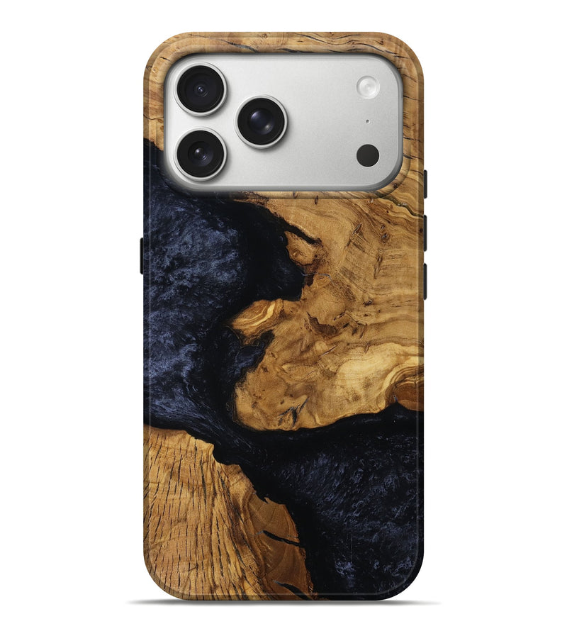 iPhone 17 Pro Max Wood Live Edge Phone Case - Amani (Ancient Olive, 785527)
