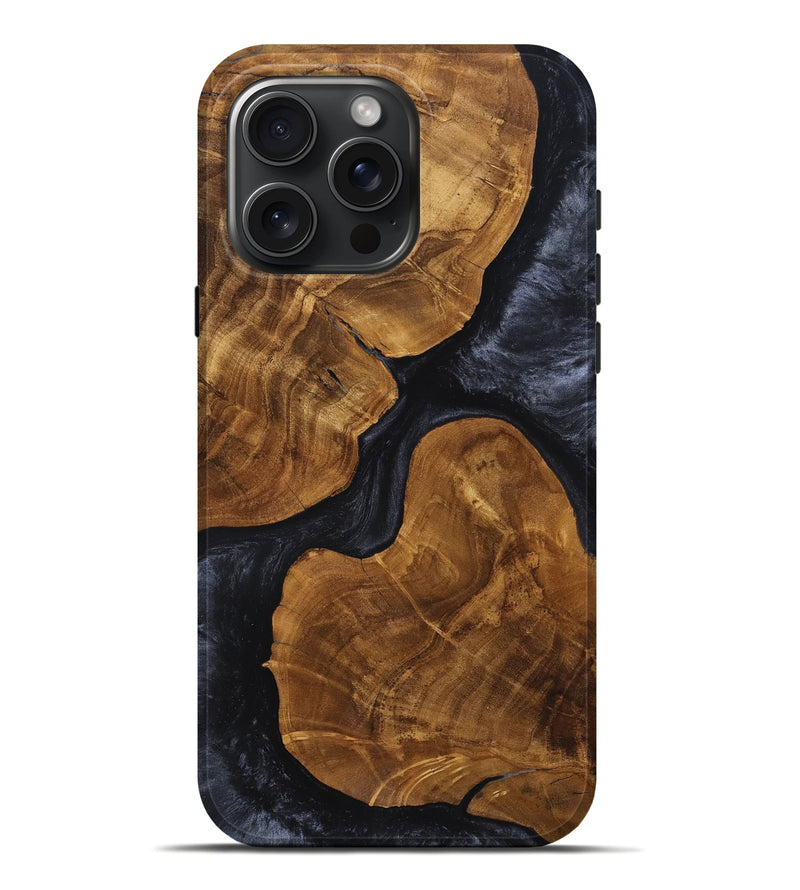 iPhone 16 Pro Max Wood Live Edge Phone Case - Josue (Ancient Olive, 785531)