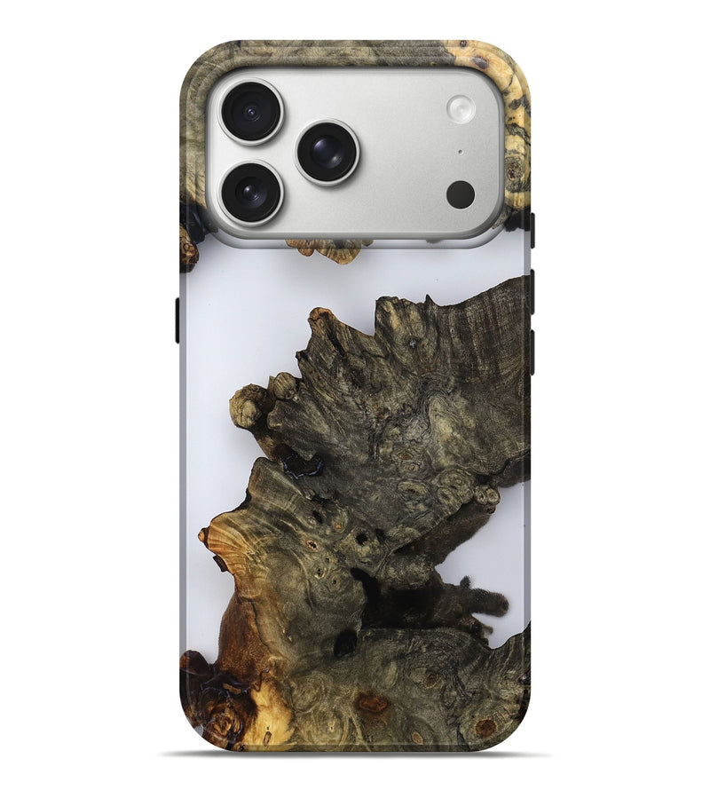 iPhone 17 Pro Max Wood Live Edge Phone Case - Will (Clear, 785694)