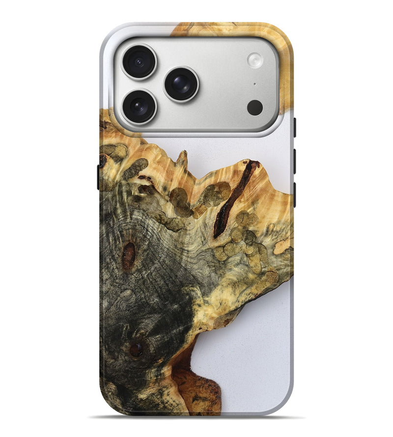 iPhone 17 Pro Max Wood Live Edge Phone Case - Lilyana (Clear, 785695)