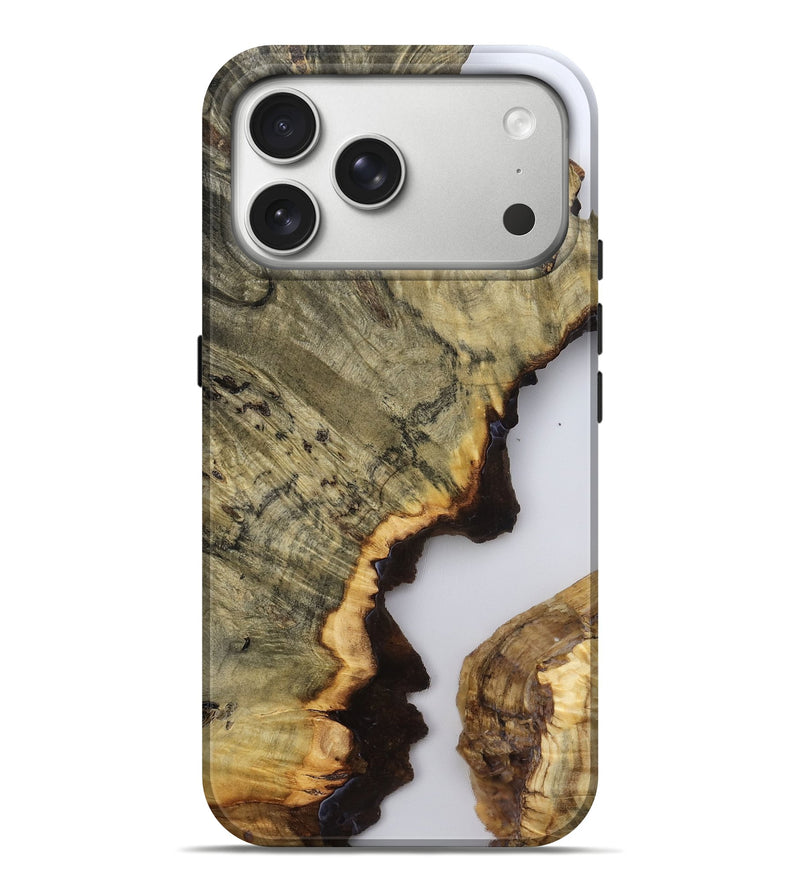 iPhone 17 Pro Max Wood Live Edge Phone Case - Jeana (Clear, 785696)