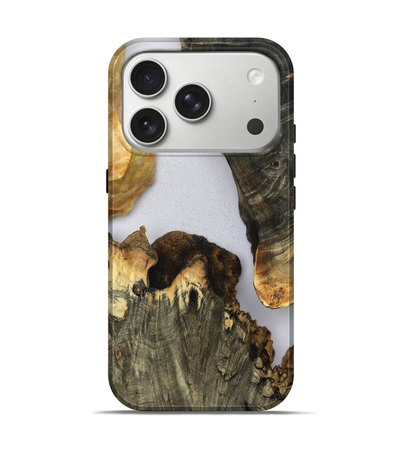 iPhone 17 Pro Wood Live Edge Phone Case - Kathlyn (Clear, 785700)