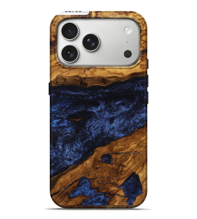 iPhone 17 Pro Max Wood Live Edge Phone Case - Jerome (Ancient Olive, 785703)
