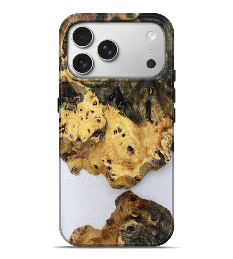 iPhone 17 Pro Max Wood Live Edge Phone Case - Casey (Clear, 785710)