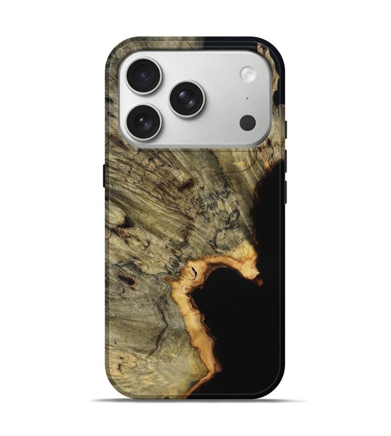 iPhone 17 Pro Wood Live Edge Phone Case - Maddie (Wood Burl, 785722)