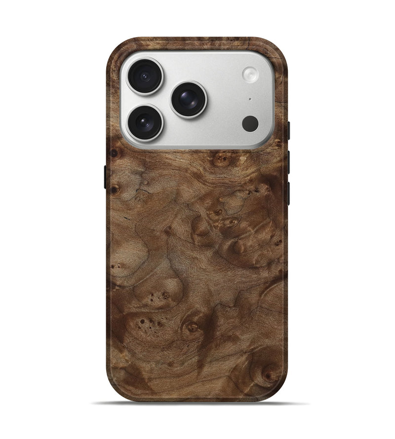 iPhone 17 Pro Wood Live Edge Phone Case - Nia (Wood Burl, 785725)